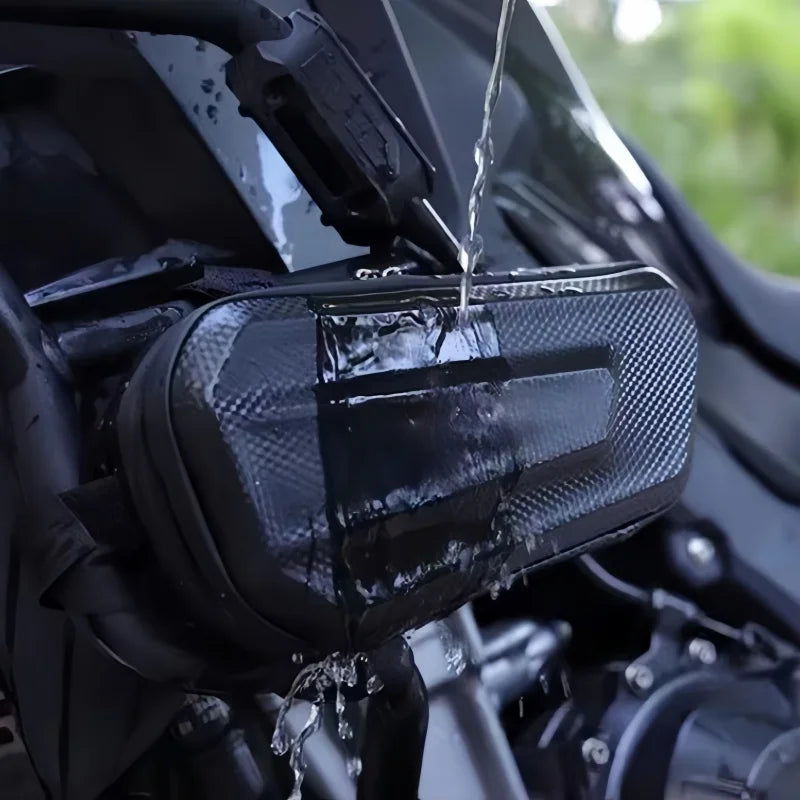 Large Capacity Motorcycle Side Bag - Universal No Logo Saddlebag, Waterproof Multifunctional Storage Pouch