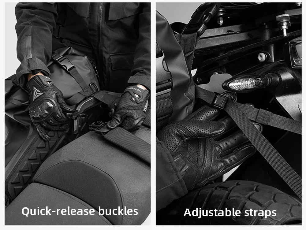 Waterproof Motorcycle Bag 18L 28L 48L Motorcycle Saddle Side Bag Large Capacity Universal Fit Motorcycle Pannier Bag