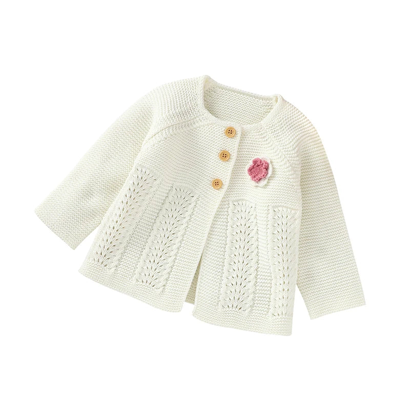 Baby Romper Set Knit Autumn Newborn Girl Boy Long Sleeve Coat Jumpsuit Outfit Hat 3PC Fashion Solid Infant Clothing Suit Sweater