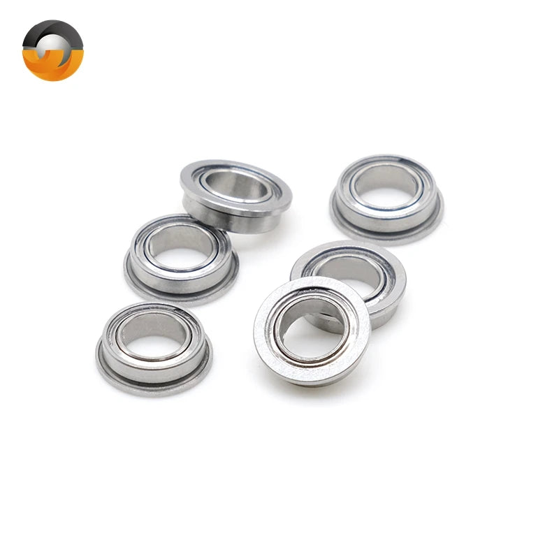 10Pcs MF85ZZ 5x8x2.5 mm ABEC-7 Miniature Flange Bearing Deep Groove Ball Bearing High Quality MF85Z MF85