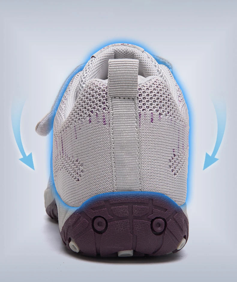 2024 Womens Dance Ladies Sport Shoes Breathable Walking Mesh Flat Shoes Woman White Sneakers Women Tenis Feminino Female Shoes