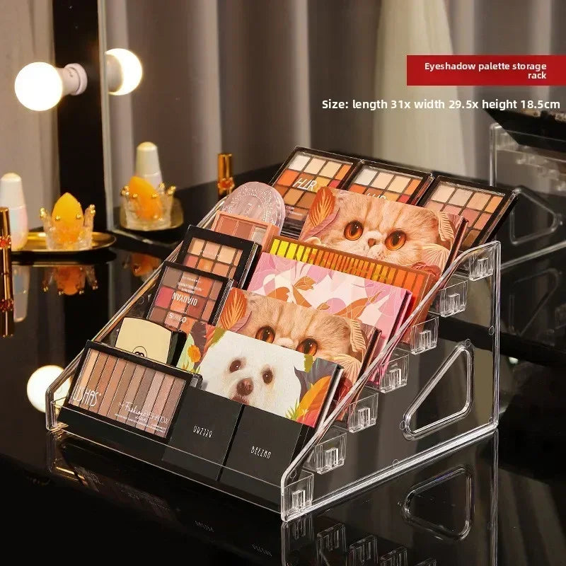 Multi-layer cosmetic storage rack, nail polish display rack, eyeshadow disc storage box,