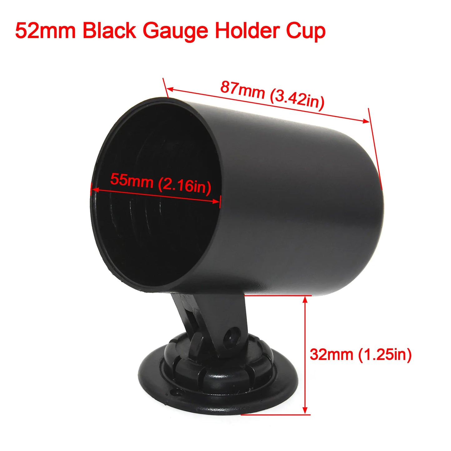HD 52mm Fuel Press Gauge with Fuel Pressure Sensor 1/8NPT 0~10 Bar 7 Colors Backlight Fuel Pressure Gauge Car Oil Pressure Meter