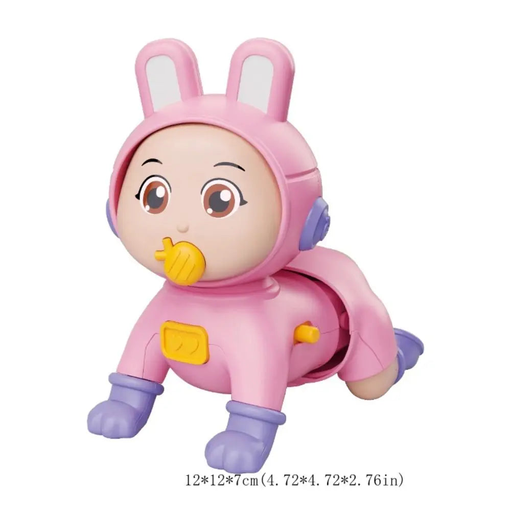 Learning Standing Climbing Electric Crawling Doll Walk With Music Crawling Baby Toys Cute Fun Baby Crawling Doll 0-3-year-old