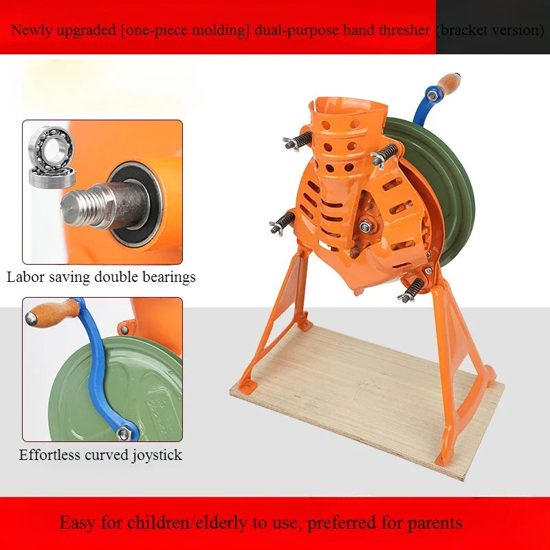 Hand Cranked Corn Thresher Household Small New Manual Corn Threshing Machine Electric