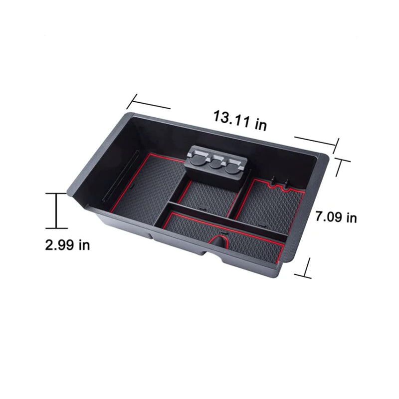 Center Console Organizer Tray For Chevy 2015-2020 Chevy Tahoe Center Organizer Console Tray Storage box