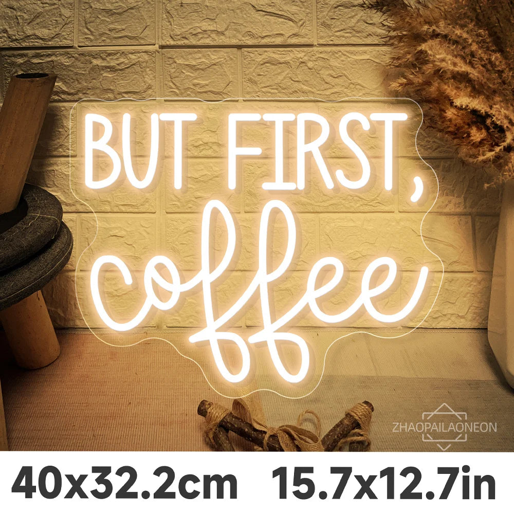 Coffee Neon Led Sign Restaurant Cafe Neon lights USB Coffee Shop Tea Room Decor For Pantry Coffee Cafe Bar Decoration Neon Signs
