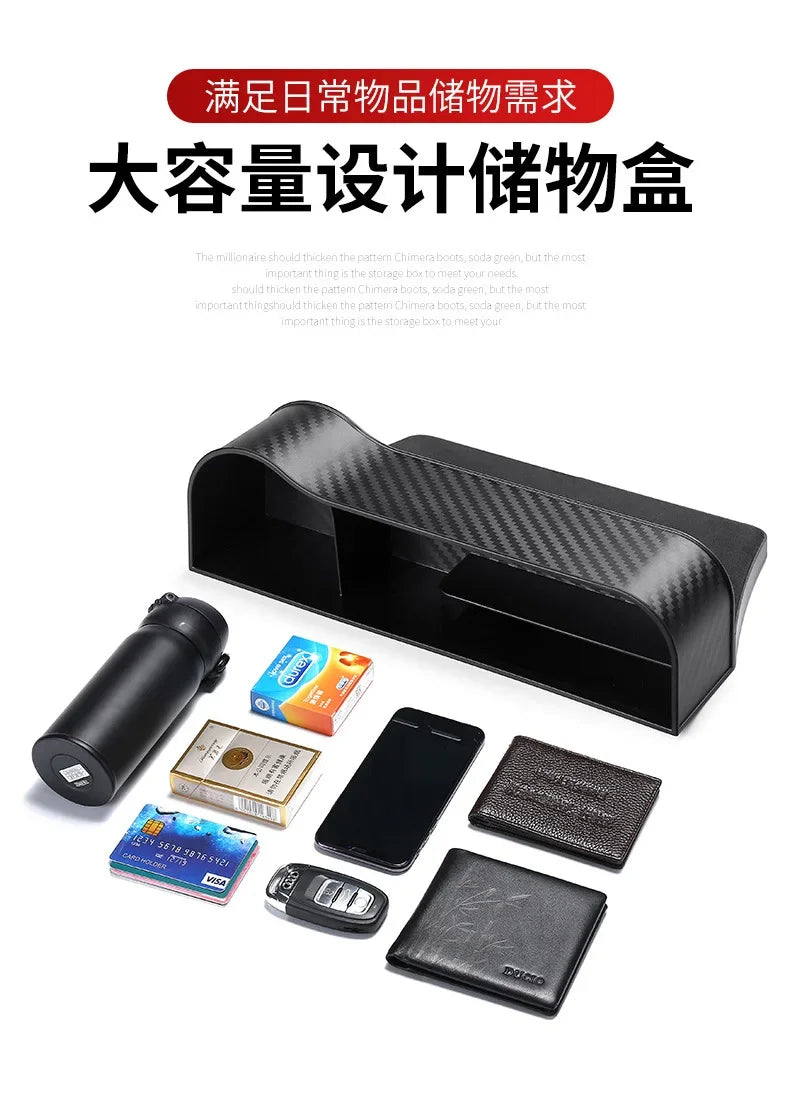 Car Seat Organizer Crevice Storage Box Car Organizer Gap Slit Filler Holder For Wallet Phone Slit Pocket Auto Car Accessories