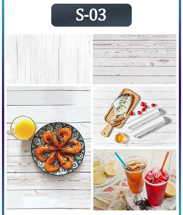 Photo Background for Food Cosmetics Photophones for Photos Art Paper 53X84cm 2Sides Photography Background Backdrops Christmas