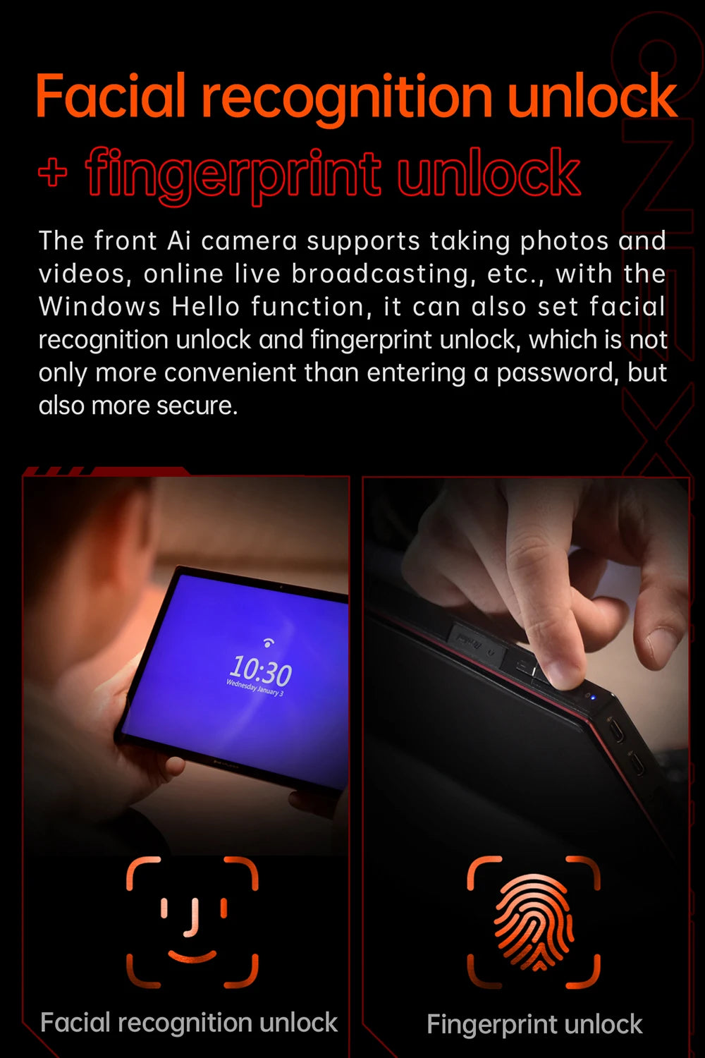 OneXPlayer X1 PRO AMD Ryzen AI 9 HX370 /8840U Laptop Tablet 3 IN 1 PC Game Console 10.95" Windows Handheld Controllers Computer