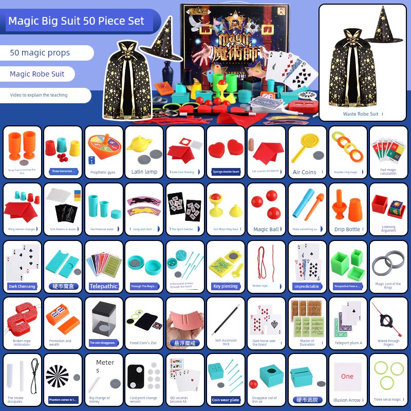 Kids Best Selling Toy Puzzle Girl Magic Props 10 Birthday Gift 2025 Boys over 6 Years Old