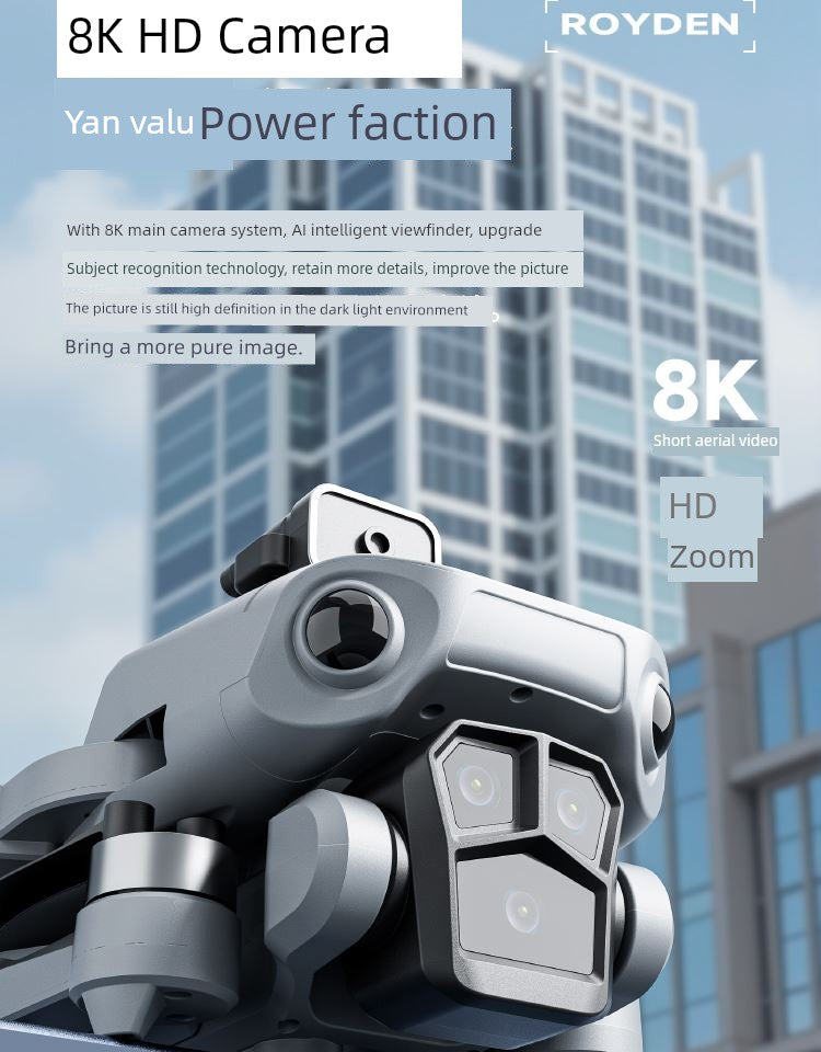 2025 New Arrival Remote Control Aircraft Kids UAV Toy Professional HD Aerial Photography Small Self-Contained Screen for Primary School Students