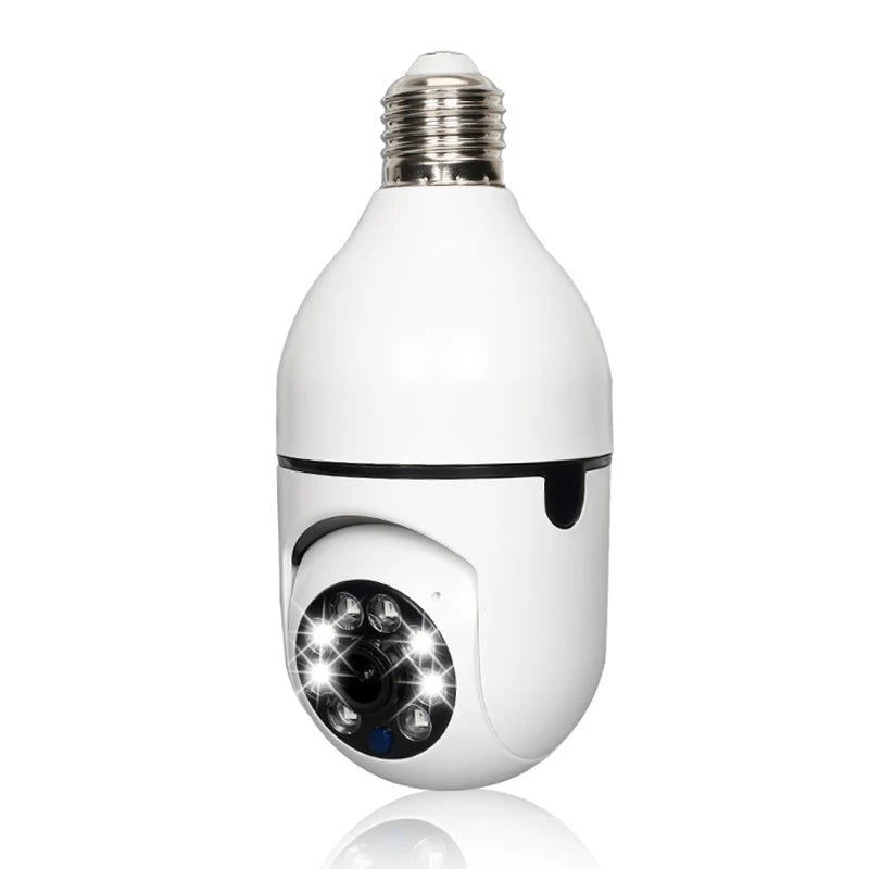 Bulb E27 Surveillance Camera Full Color Night Vision Automatic Human Tracking Zoom Indoor Security Monitor Wifi Miini IP Camera