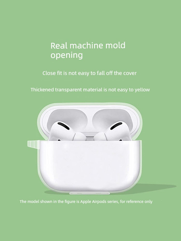 S6s Ultra Protective Case for Sanag Serena Small Nebula S6s Bluetooth Headphone Case New Arrival S6spro Transparent Silicone Earphone Case Pro Drop-Resistant Soft Case Cartoon Cute Female