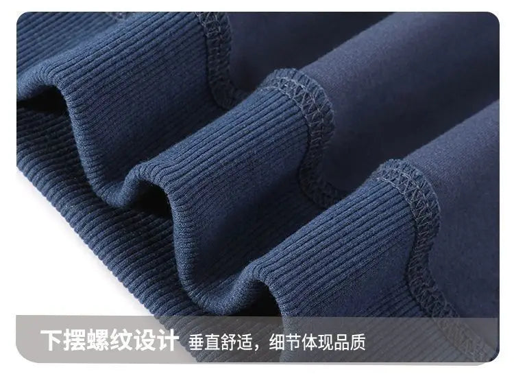 2026 Men's New Straight-Leg Casual Suit Trendy Hooded Sweatshirt and Sweatpants Loose Fit Versatile Casual Autumn Sports Suit