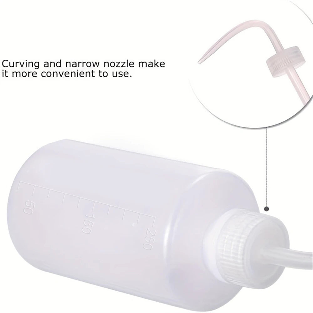 250/500ml Tattoo Wash Bottle 1/2pcs Plastic Safety Rinse Bottle Watering Tools  Lab Non-Spray Squeeze Bottle Tattoo Supplies