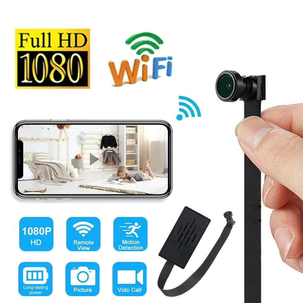 HD 1080P Mini Camera DIY Portable Wireless Module WiFi Camera Video Recorder Motion Detection P2P Camcorder Support Remote View