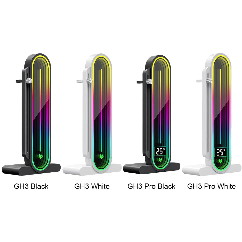 Graphics Video Stand 5V 3Pin ARGB Magnetic Base Jack Desktop Computer Case Video Card Holder GPU Water Cooling Kit Support Stand