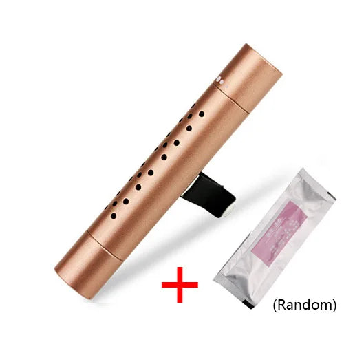 Car Fragrance Custom Vent Clip Cylindrical Essential Oil Car Diffuser Vent Clip with Refill Sticks for Auto Office Kitchen