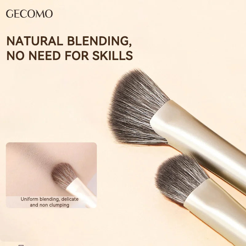 GECOMO Eye makeup brush set, Detail brush, Shading brush,Nose Shadow Eye Makeup set,a complete set of makeup tools for beginners