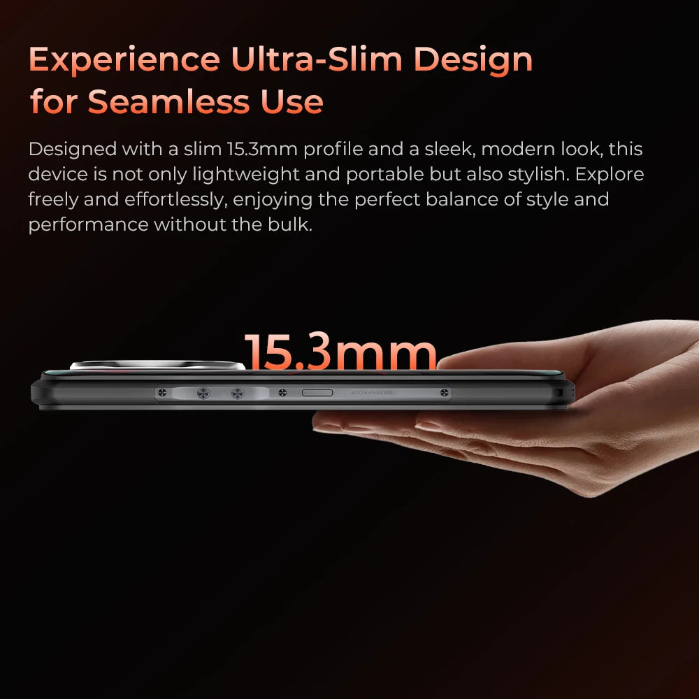 World Premiere OUKITEL WP55 5G Rugged Phone 36GB(12+24) 256GB 11000mAh 33W Smartphone 6.6” 120Hz FHD+ 108MP Android 15 Cellphon