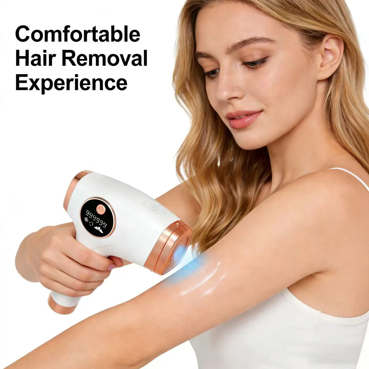 IPL Ice Cooling Hair Removal Device Painless 999999 Flashes LCD Laser Remover for Women Men
