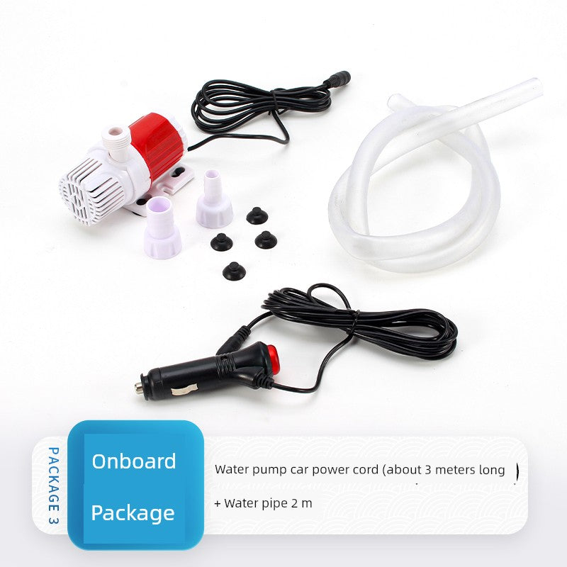 Dc12v DC Brushless Pump Balcony Watering Outdoor Car Washing Pump College Student Dormitory Bath Simple Shower