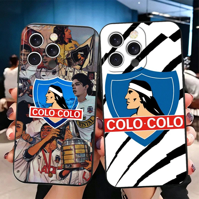 Social Y Deportivo Colo Club Soft Phone Case for iPhone 16 16E 17 Air 15 Pro Max 14 Plus 13 Mini 11 12 7 Black Cover Back Shell