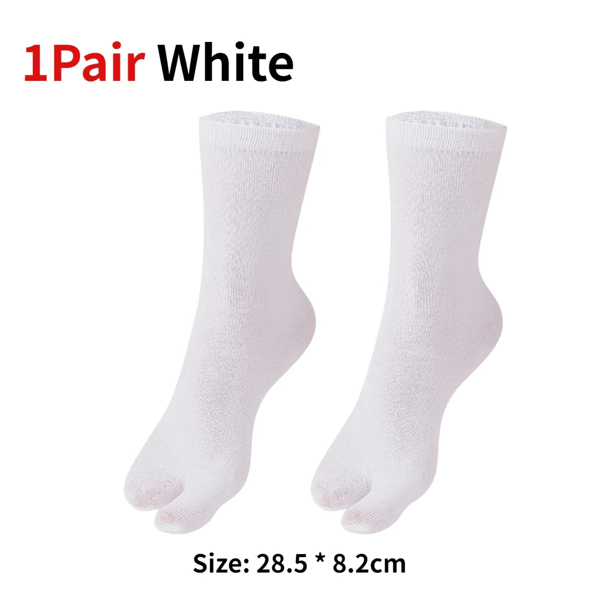 1-5Pair Japanese Style Two Finger Socks Unisex Clog Socks Polyester Toe Separation Socks Kimono Flip Flop Sandal Split Toe Sock