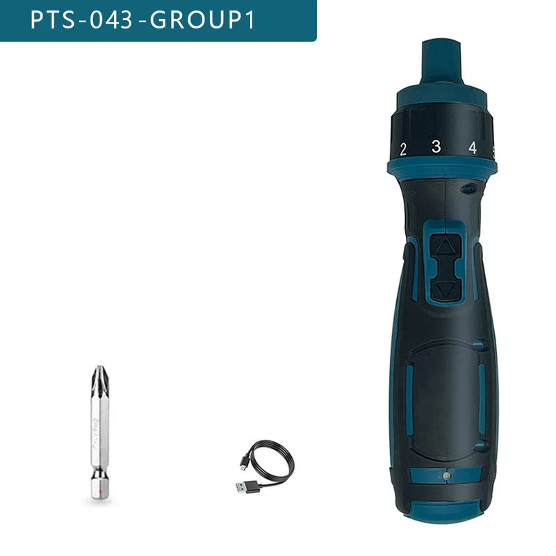 Rechargeable Cordless Electric Screwdriver Mini Drill Power Tools Set Multifuncntion Power Drill Kits Set Household Maintenance