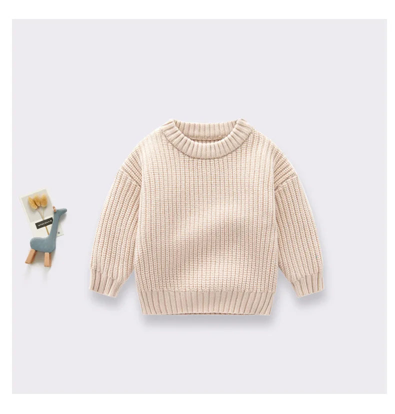 0-6Yrs Baby Boys Girls Knit Sweater Clothes 2025 New Toddler Infant Newborn Knitwear Soft Spring Long Sleeve Baby Pullover Tops