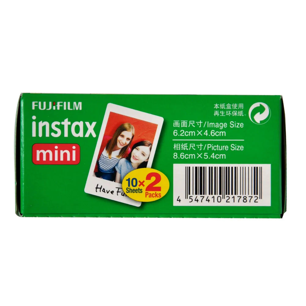 10/20/40/80/200 Sheets Fujifilm instax Mini 11 12  9 7+ 90 3 Inch White Edge Films For Instant Mini Camera 25 50s 90 Photo Paper