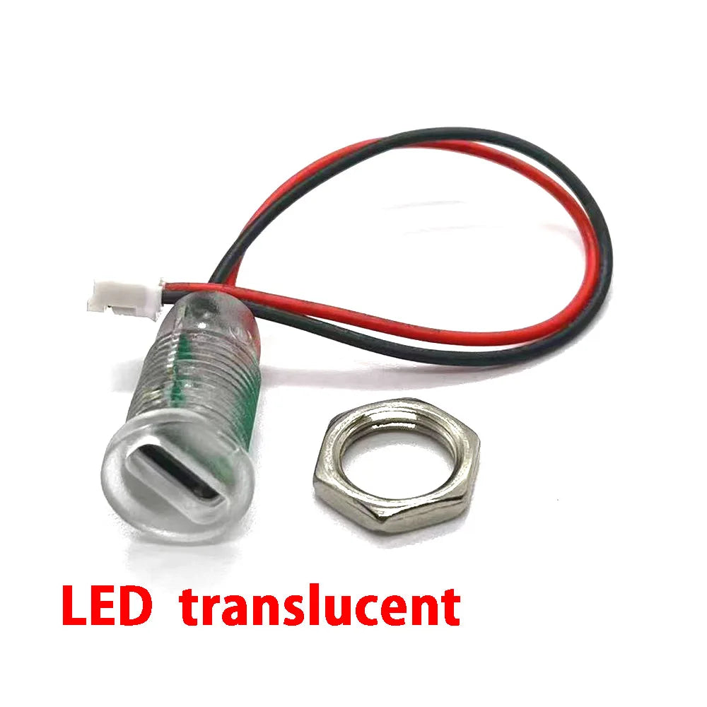 2Pin Wire LED light USB Type-c Waterproof Connector Direct compression female base Female Socket Charging Interface With Welding