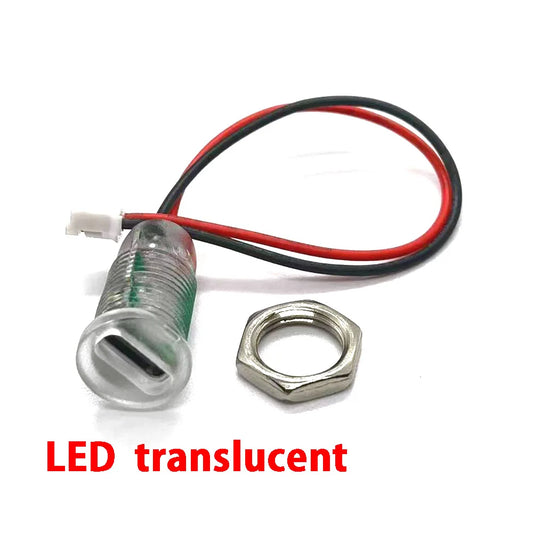2Pin Wire LED light USB Type-c Waterproof Connector Direct compression female base Female Socket Charging Interface With Welding