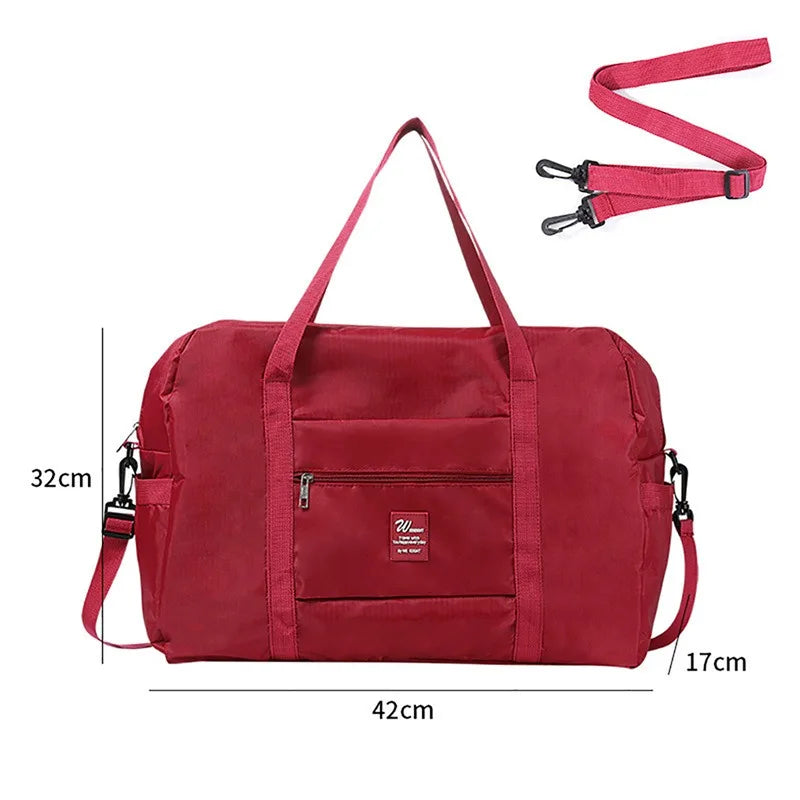 Travel Luggage Handbag Large Capacity Multifunctional Adjustable Lightweight Business Trips Short Distance Clothing Storage Bag