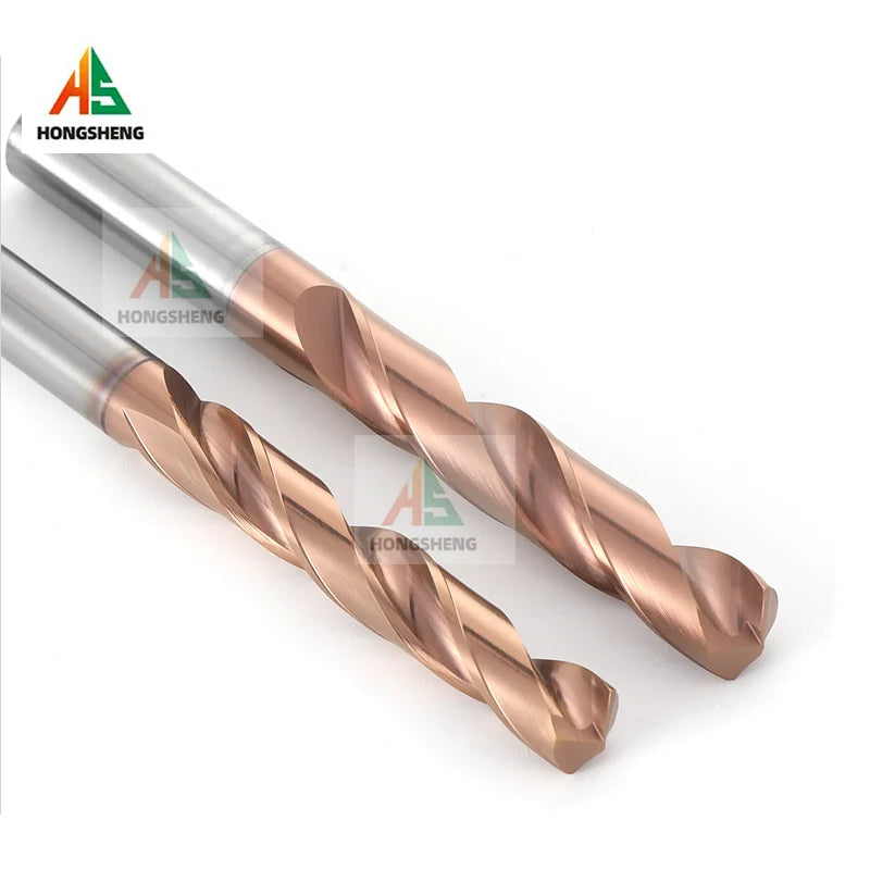 CNC Carbide Drill 60 80 100mm Long Length Steel For Stainless Steel Metal 123456789-15mm Wood Drill Solid Tungsten Carbide Bits