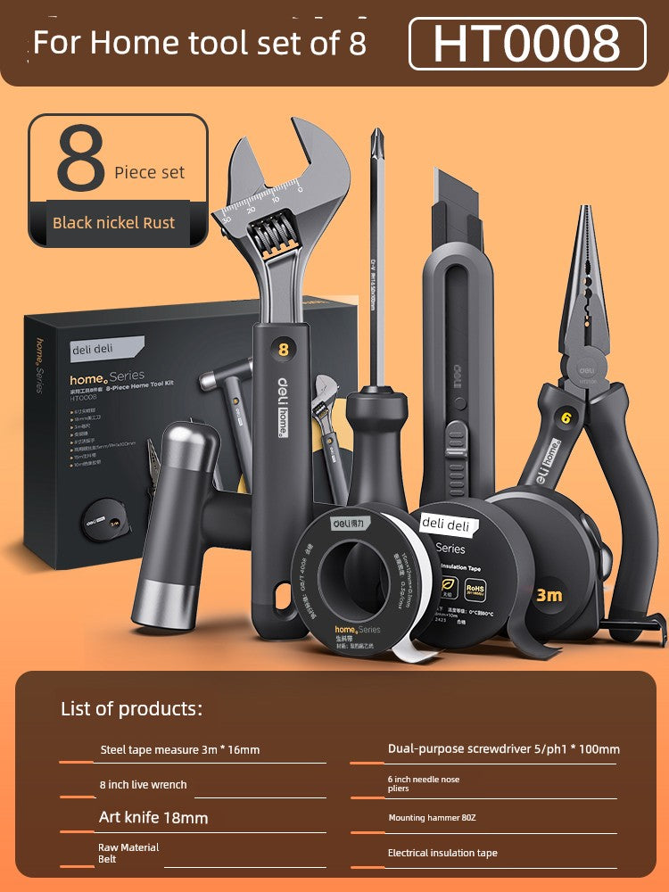 Deli Tools Household Hardware Car Tool Set