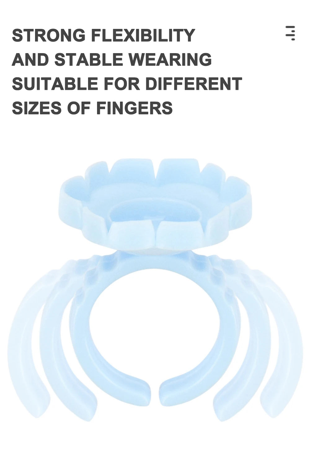 AILEISHI 100Pcs Disposable Eyelash Glue Fan Cup Rings Holder Container Tattoo Pigment Eyelash Extension Tools Lash Supplies