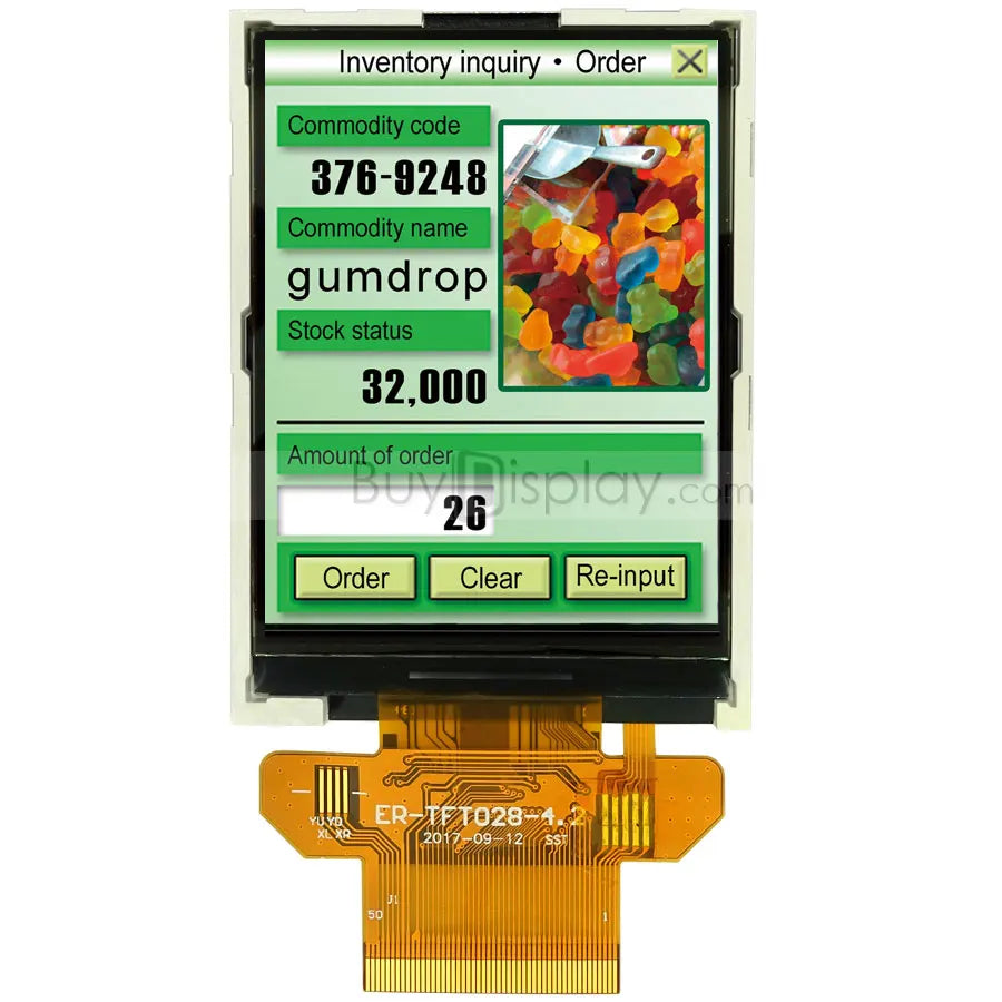 Serial SPI 2.8"TFT LCD Module Display 320x240 Optional Touch Screen