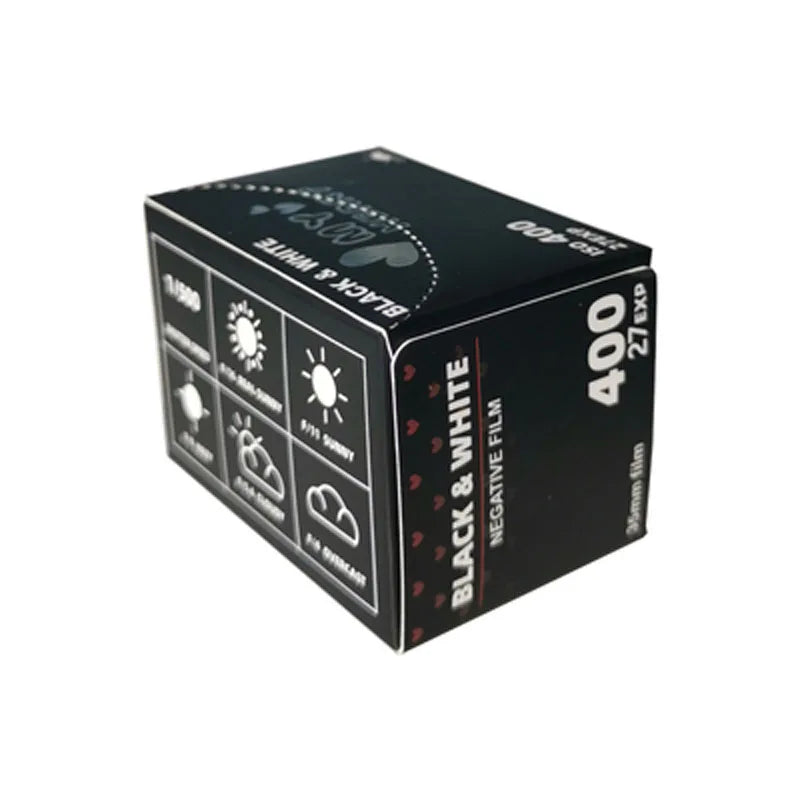 1-10 Rolls Sweetheart Film My Heart 400 Black And White Film 135 Negatives 27Exp Rolls For Kodak Film Camera M35/M38/H35 Film