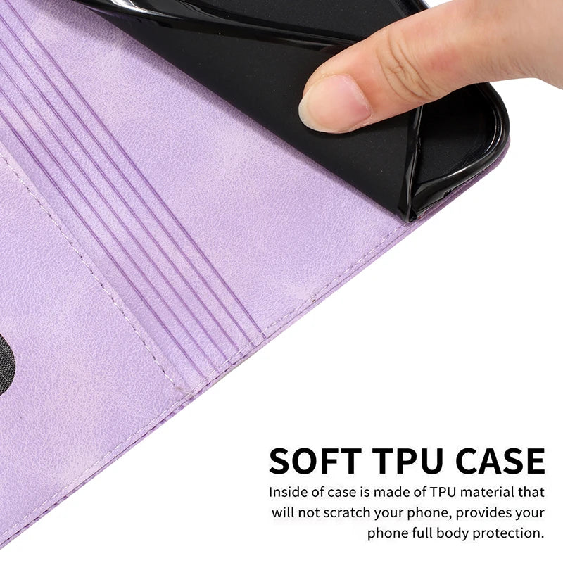 Stand Flip Wallet Case for Xiaomi Redmi 14C 13C 13R 12C 12 13 4G 5G 10 2022 11a 10C 10A 9C 9A 8A 7 8 6A Leather Protect Cover