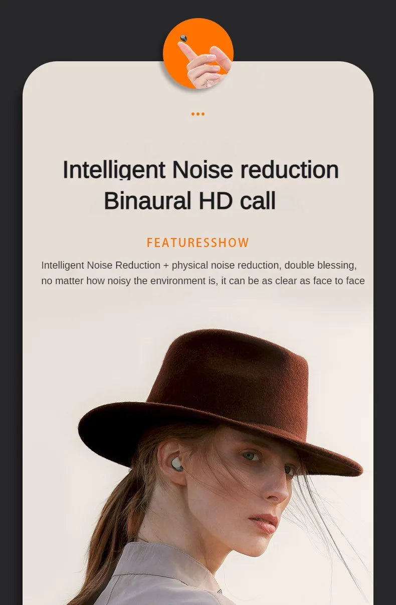 SK Mini 5.3 wireless bluetooth headset small earbuds sleep work sports invisible headphones HD HIFI bass sound quality earphones