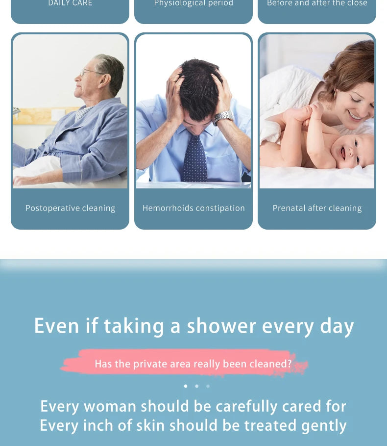 Portable Bidet Private Parts Flushing Device Baby Butt Cleaner Confinement Pregnant and Lying-in Women's Perineum Body Bidet