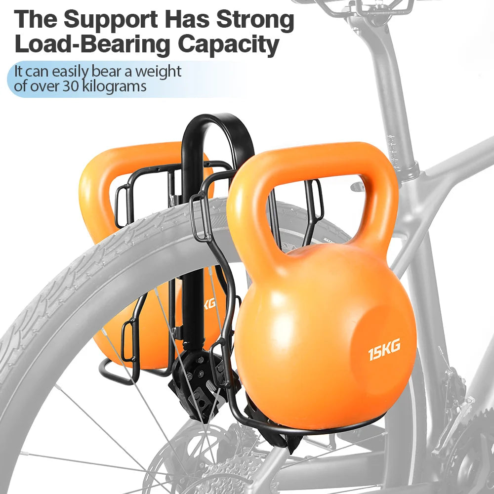 NEWBOLER Waterproof Bicycle Front Fork Bag Portable Bike Bag Bikepacking Luggage Bag Bicycle Rear Shelf Bicycle Luggage Carrier