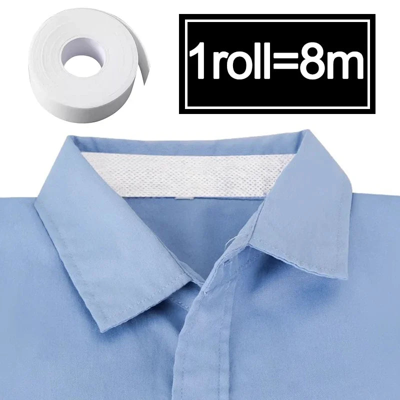 Sweat Uptake Collar Sticker Shirt Quickly Absorb Sweat Tape Clothing Anti Dirty Collar Stickers Hat Brim Cuttable Thin Patch