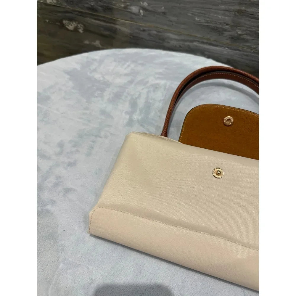 2026 Hot Ins Y2K Hobos Bag New Fashionable Large Capacity Women's Handbag Foldable Classic Eco Friendly Nylon Tote Shoulder Bags