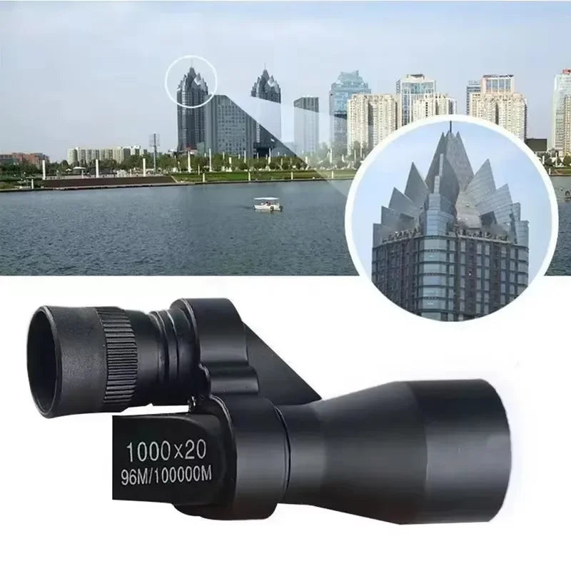 Portable Mini Monocular Telescope 1000x20 High Magnification for Outdoor Hunting Camping Fishing Zoom