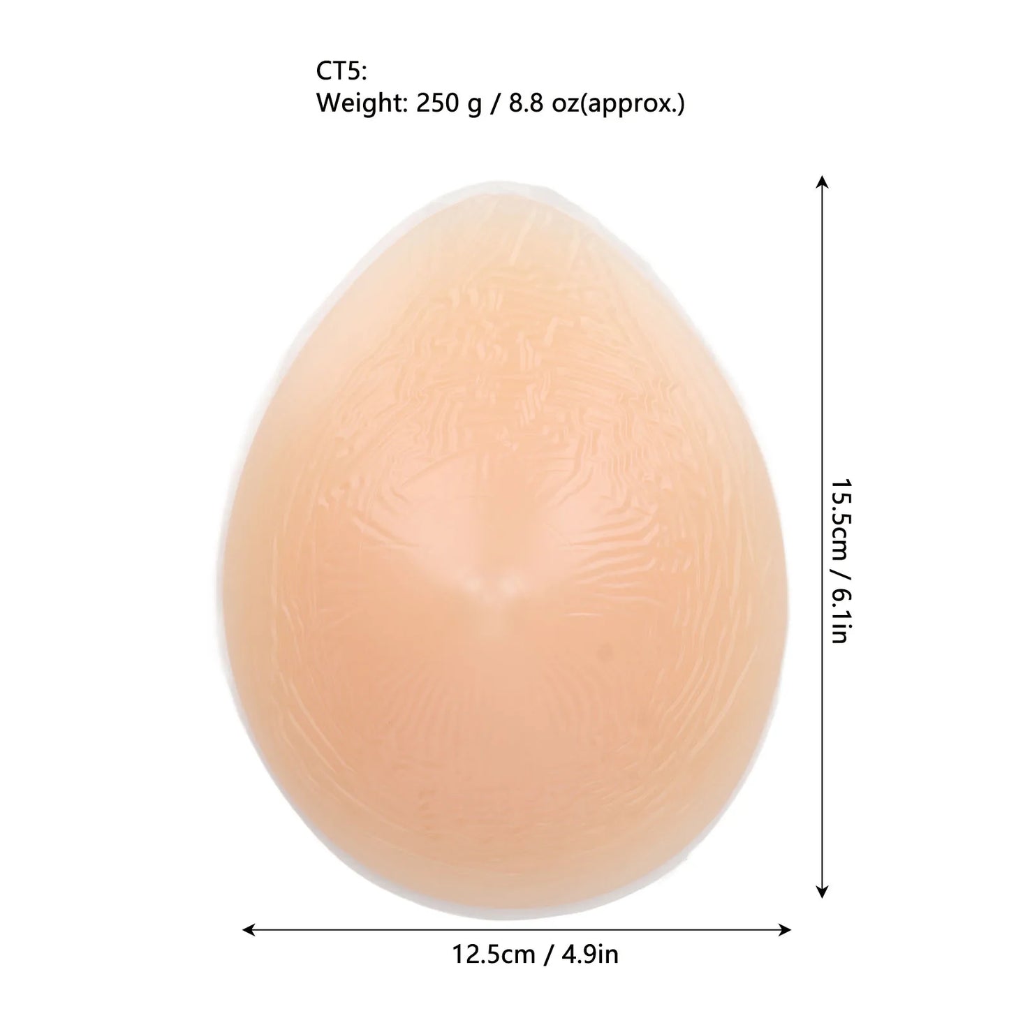 Silicone Breast Form Full Mastectomy Prosthesis Bra Soft Tiltable for Crossdress Transvestite Breast Enhancer Form