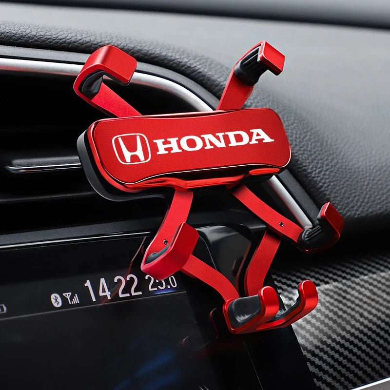 Gravity Phone Holder Car Air Vent Clip Mount Smartphone Stand For Honda Civic Accord Fit Jazz CRV BRV HRV Insight Pil