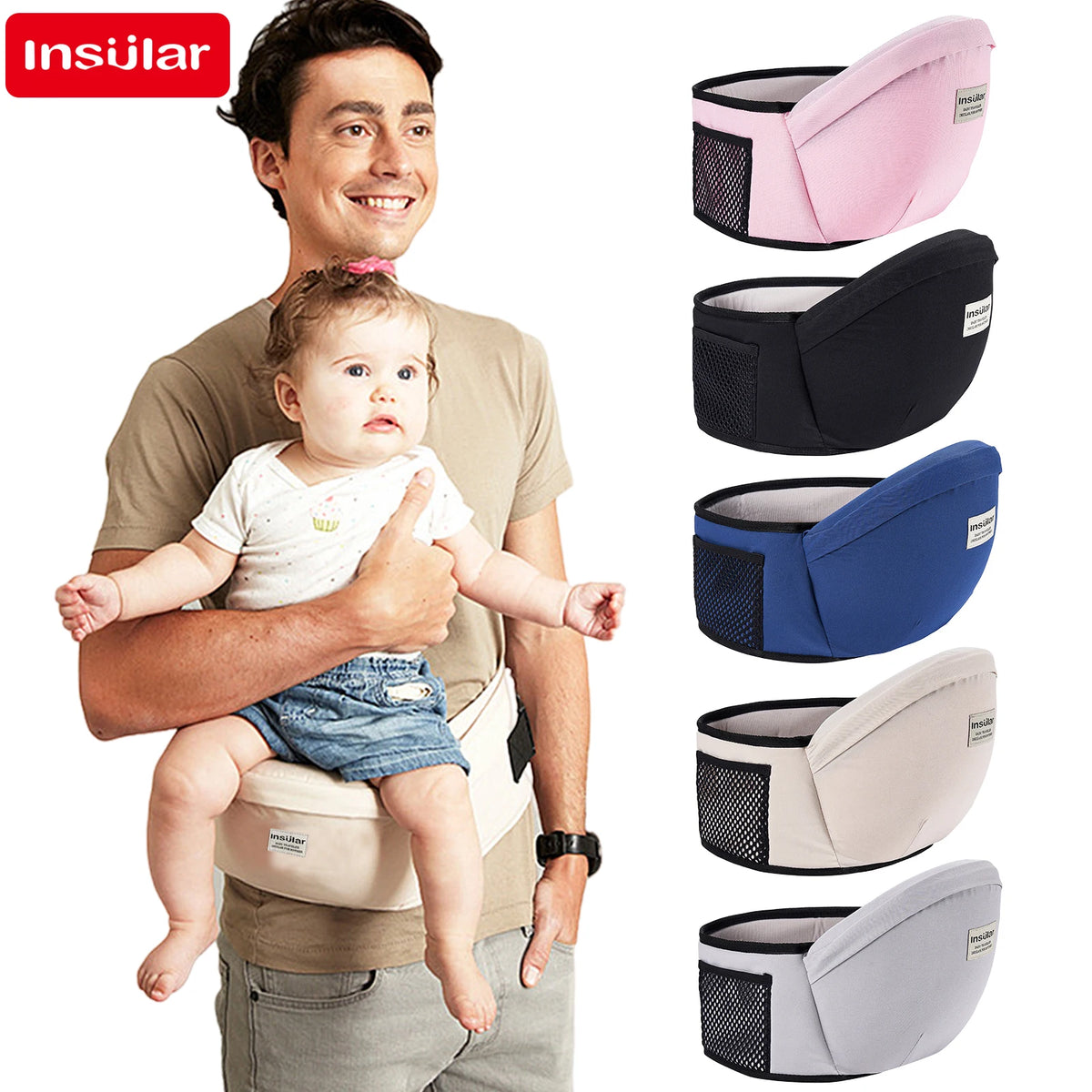 Baby Hip Seat Carrier Newborn Waist Stool Baby Sling Hold Waist Belt Holder Hipseat Backpack Home Travel Accessories
